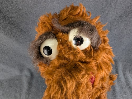 Knickerbocker Snuffleupagus Sesame Street Muppets Plush Brown Snuffy Vintage 14” - Picture 9 of 10