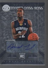 JAMAAL FRANKLIN  2013-14 PANINI TOTALLY CERTIFIED ROOKIE ROLL CALL AUTO CARD #39