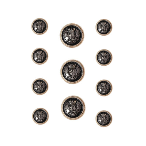 1set Lion Shield Metal Blazer Buttons set for Suit Jacket Coat Clothing - Picture 3 of 5