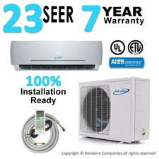Air-con 18000 Btu Ductless Mini Split Air Conditioner Heat Pump 23 Seer 220v