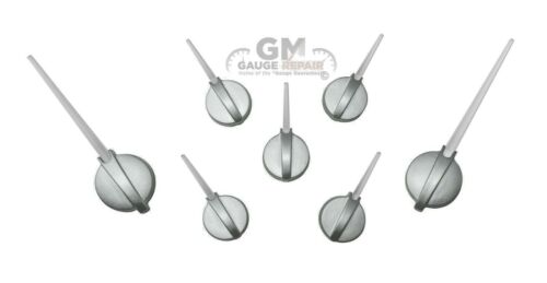 Speedometer Gauge Cluster Needle Set GM 2003-2013 Satin and White Pointer Custom - Picture 1 of 7