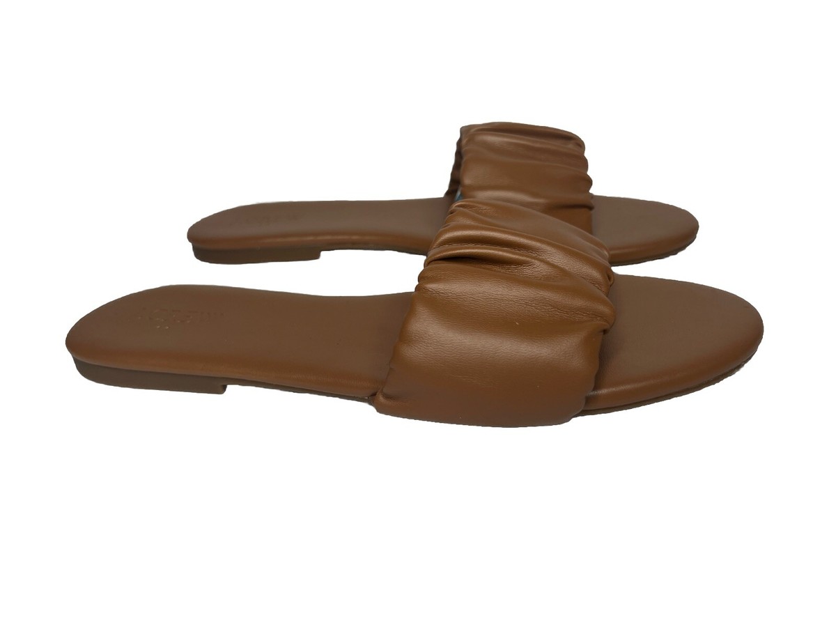 J Crew Pacific Scrunchie Menorca scrunchie-strap slides Sandals
