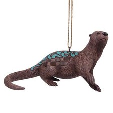 Jim Shore River Otter Adorno Colgante 6015048 Nuevo 2024