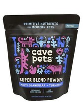 Cave Pets Super Blend Powder Multi Glandular  Turmeric For dogs