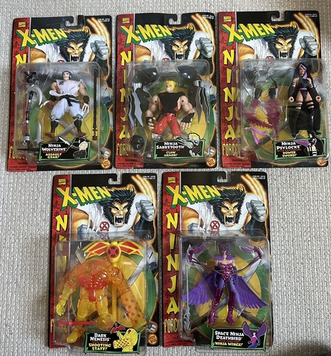 COMPLETE SET! ToyBiz X-MEN NINJA FORCE Action Figures