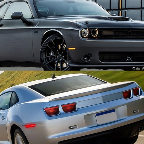Amber LENS LED SIDE MARKER LAMPS FRONT & REAR SET For 2008-14 DODGE CHALLENGER - Picture 12 of 12
