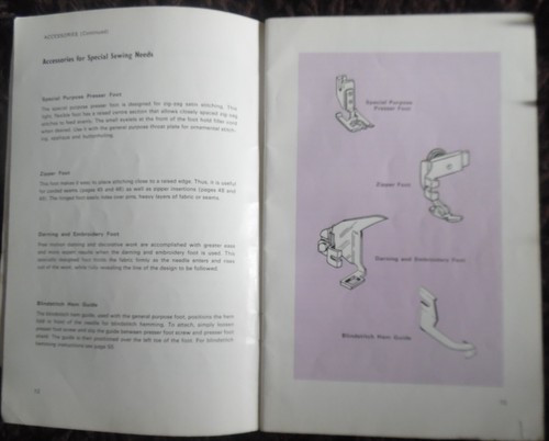Original SINGER 466 ZigZag Sewing Machine Instruction Manual - Picture 11 of 16