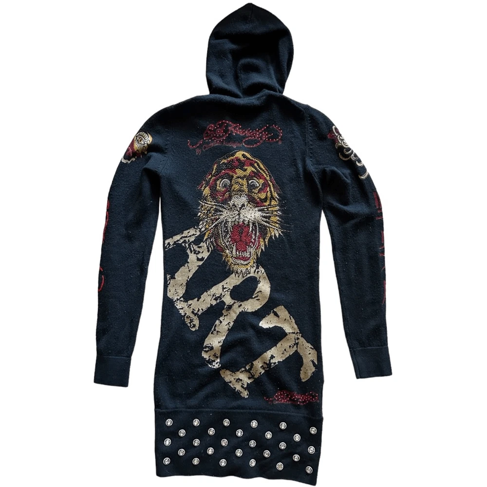 Ed hardy online hoodie dress