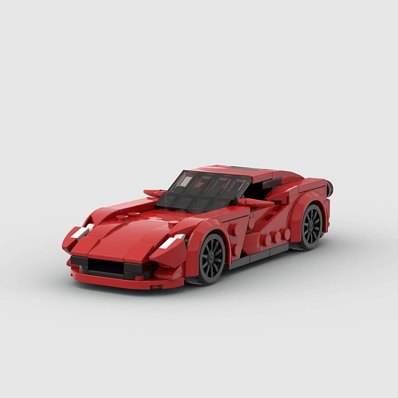 MOC LEGO Car: Ferrari 812 Red Speed Champions style Fast Delivery