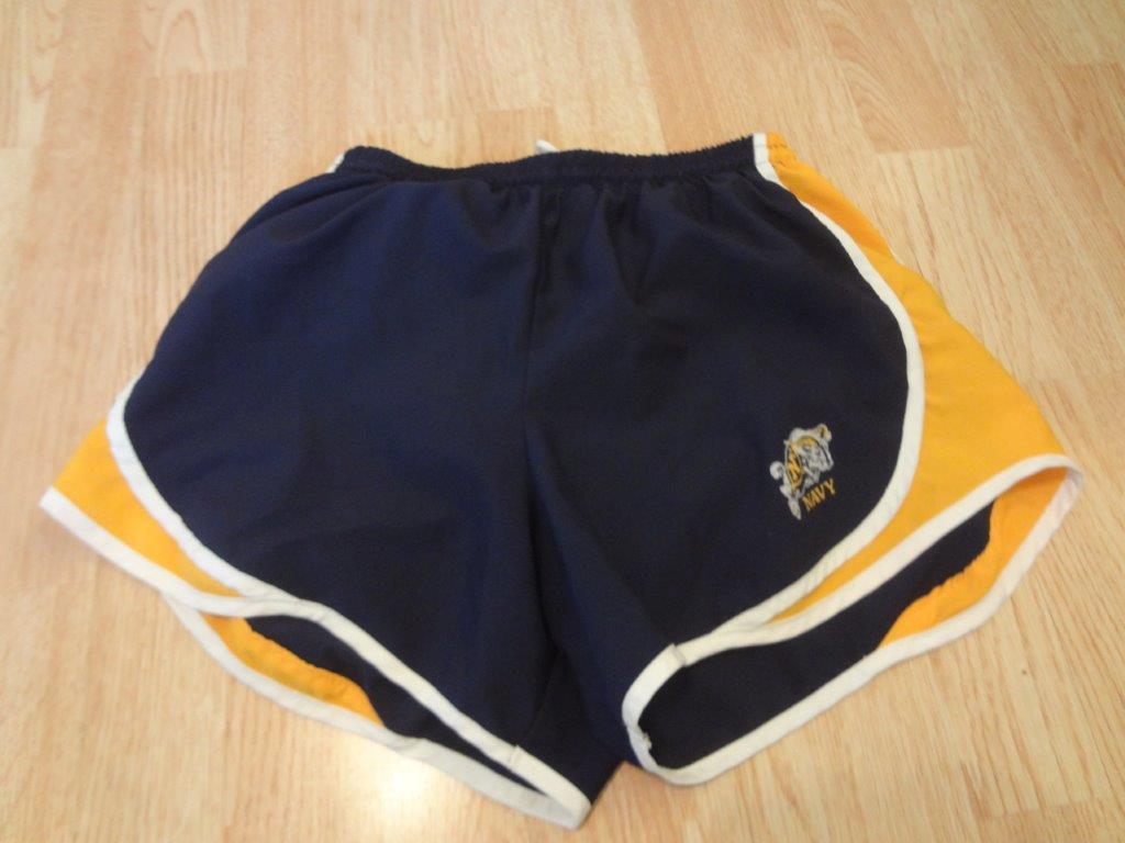 Women's Navy Midshipmen M Running Shorts