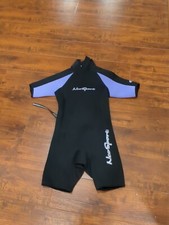 NeoSport Child watersports Shorty Kids Size 6 Black swim surf Youth Girls Short