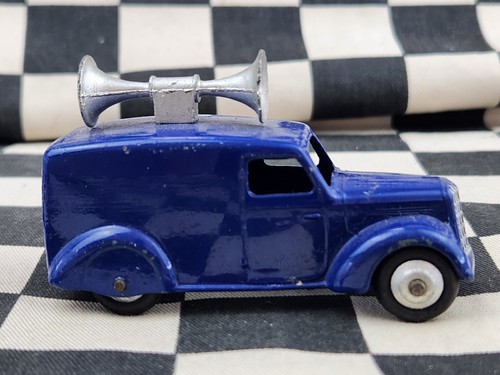Dinky Toys 1:43 Loud Speaker Van Blue Made In England Diecast Model Car Nice! - Picture 6 of 8