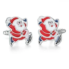 Fashion Men Cufflinks 1 Pair of Shirt Suit Cuff Links Jewelry Rhinestone Classic