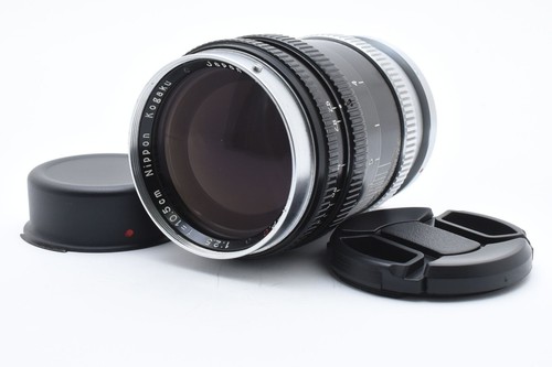 "NEAR MINT " Nikon Nippon kogaku Nikkor P C 10.5cm F2.5 S mount Lens JPN 1299 d