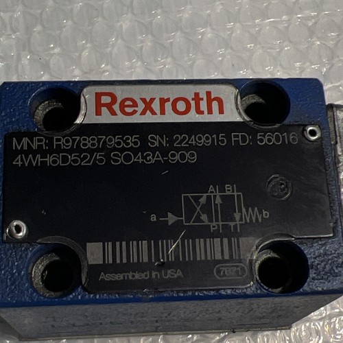 🔥Rexroth 4WH6D52/5 S043A-909 Hydraulic Control Valve R978879535, free ship🇺🇸 - Picture 2 of 6
