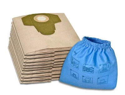 5-20 Staubsaugerbeutel +/- Motorfilter für Parkside PNTS 1400 A1 PNTS 1500...