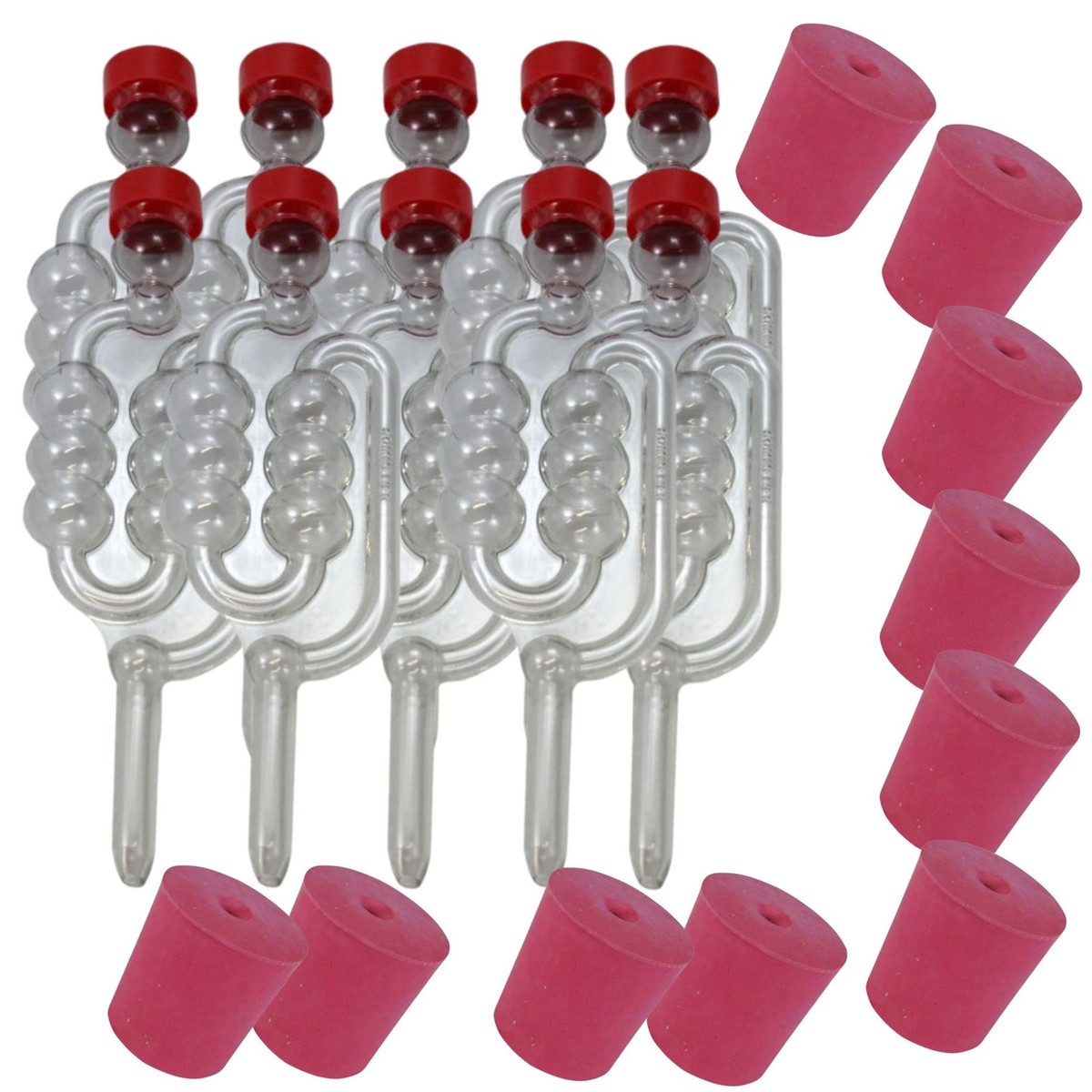 3PCS Airlocks Pour Fermenter, Ensemble De Chariot De Chariot