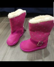Osh Kosh Little Girls Glitter Boots Size 5