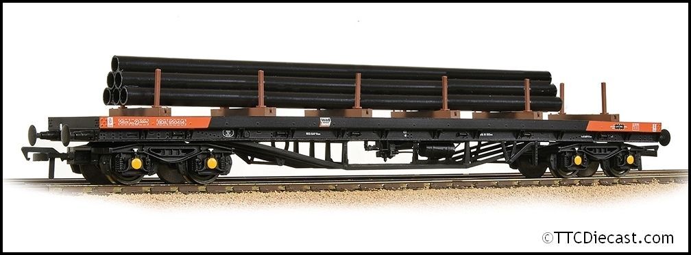 Bachmann 38-157 BR BDA Bogie Bolster Loadhaul - Includes Wagon Load, OO Gauge
