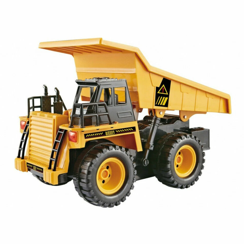 RC Dump Truck Camion Ribaltabile Macchine Cantiere Telecomando 2,4 GHz Wonky - Immagine 2 di 3