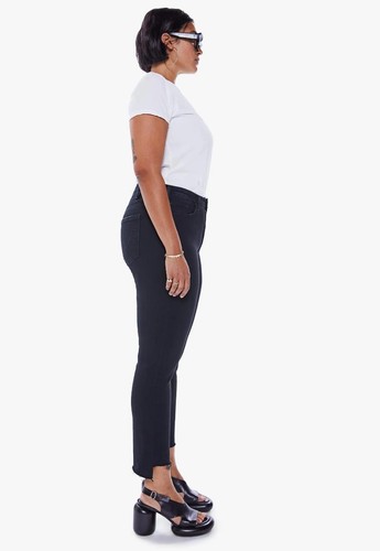 NWOT $228 Mother The Insider Crop Step Fray Not Guilty Jeans 28 - Picture 2 of 8