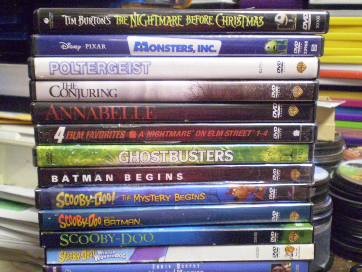 26) Children's Halloween Spooky DVD Lot: Disney Monster High