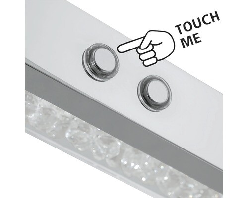 LED Pendelleuchte Cardito 32 Watt chrom B 1000 mm - Bild 6 von 9