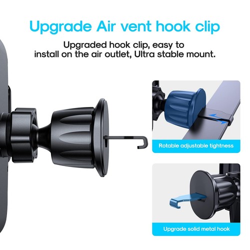 Joyroom JR-ZS259 Support de Sortie d'air Noir - Photo 4 sur 8