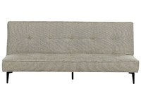 3-Sitzer Sofa Mit Schlaffunktion Stoffbezug GrüN Schlafsofa Gesteppt Essvik