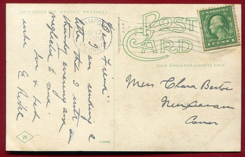 Mill Pond Mill River Street Stamford Connecticut Postcard - Picture 2 of 2