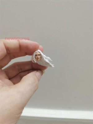 1/18 Scarlet Witch White Head Sculpt Model For 3.75'' Female Figure Body Toys