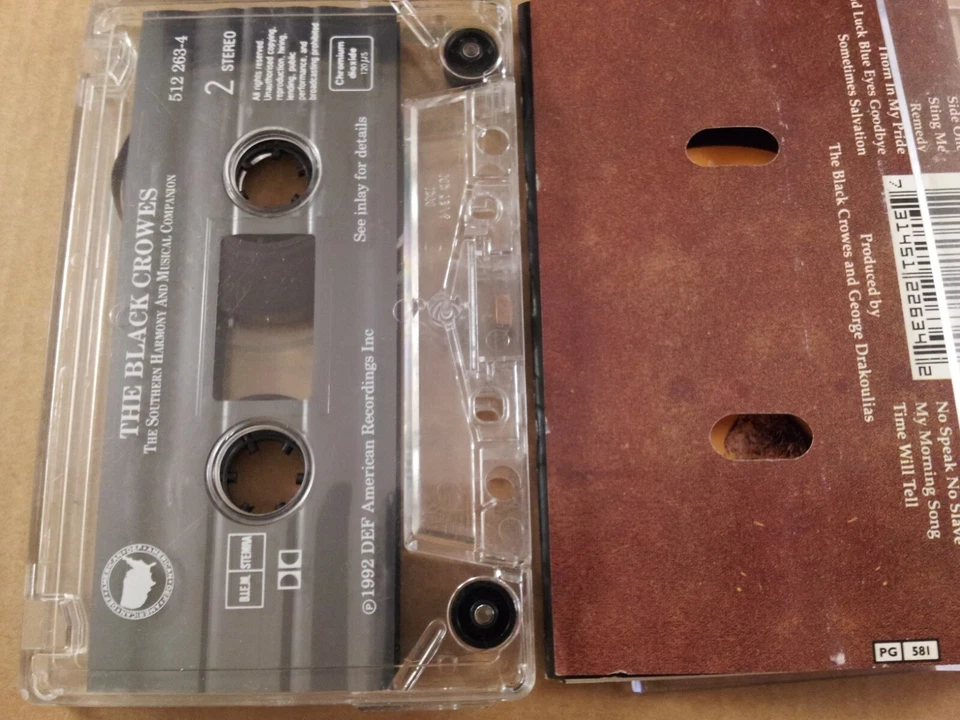 The Black Crowes : The Southern Harmony : Vintage Cassette Tape Album from 1992 — 第 3/4 张图片