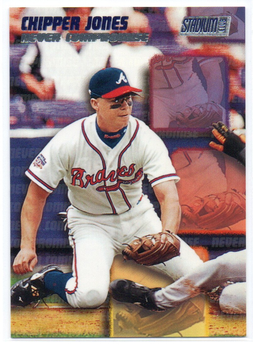 Chipper Jones 1998 Stadium Club Never Compromise #NC11  Atlanta Braves