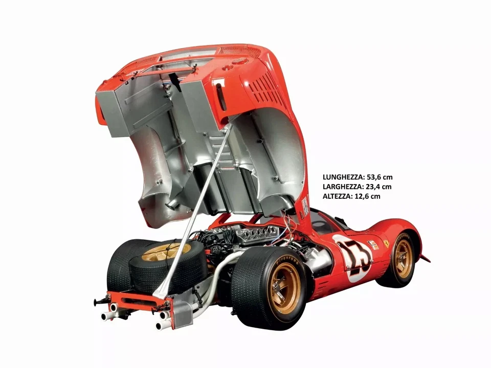 COSTRUISCI modello 1:8 FERRARI 330 P4 Centauria issue n° 101. 102. 103. 104. 105 - Immagine 3 di 3