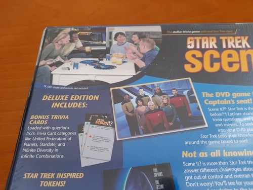 Star Trek Scene It ? DVD Trivia Board Game Deluxe BNIB NEW SEALED BOXED - Picture 5 of 7