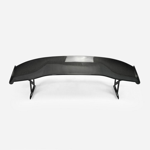 Universal JS Racing Type 1 Carbon Fiber GT Spoiler Rear Wing (1600mm Length) - Imagen 6 de 10