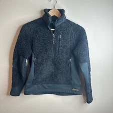 Eastern Mountain Sports Fleece Jacket Womens XS Black Lined Stretch Tech EMS