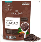 Navitas Organics Raw Cacao Nibs, 8 oz. 8 Servings Organic, Non-GMO, Fair Trade