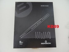 Bergeon 7025 Tweezer Assortment INOX Stainless steel, trimmed finish SWISS MADE