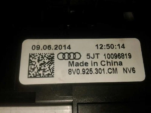 8V0925301 Comando Multifunzione per AUDI S3 (8V1) * 2014 529047 - Foto 2 di 3