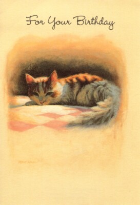 Catnaps in the Garden Birthday | Greeting Card Catnaps in the Garden Birthday | Greeting Card