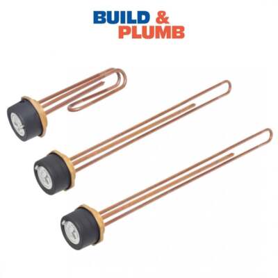 Hot Water Cylinder Copper Immersion Heater Element 11, 14, 18, 23, 27, 30 u0026  36 | eBay