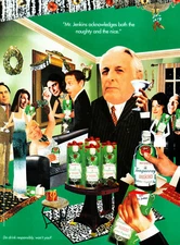 TANQUERAY GIN AD #30 RARE 1997 OUT OF PRINT VINTAGE MR. JENKINS