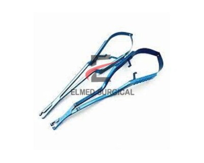 Titanium-Brain Microscopic Artery LIU Clamp Brain Aneurysm Forceps Curved Vas