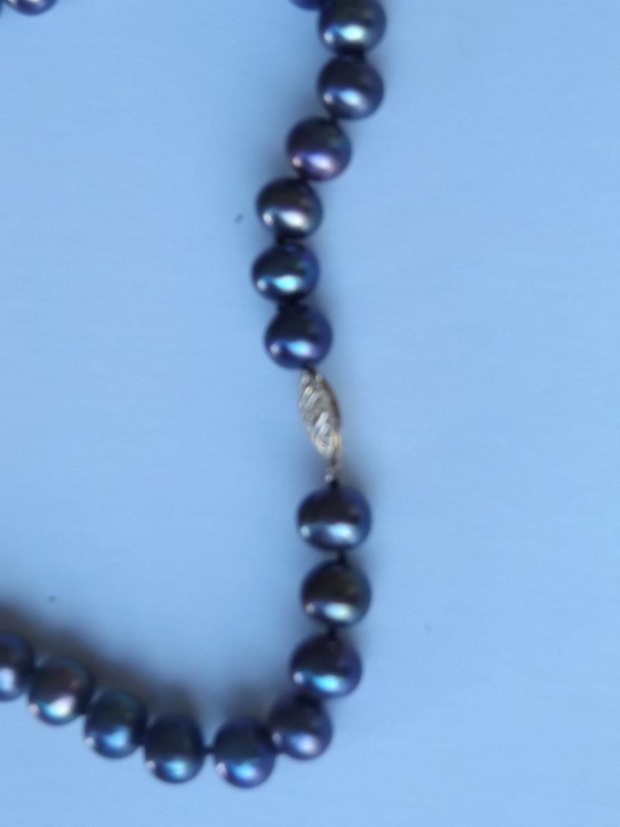 Tahtian Pearl Necklace Collection 3 Strands 14K FIC 7.5mm 9.5mm Fine