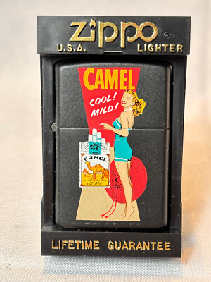 CAMEL　キャメル　PIN-UP GIRL　タバコ【手描きペイント革ジャン】 CAMEL キャメル PIN-UP GIRL タバコ【手描きペイント革ジャン】 【公式