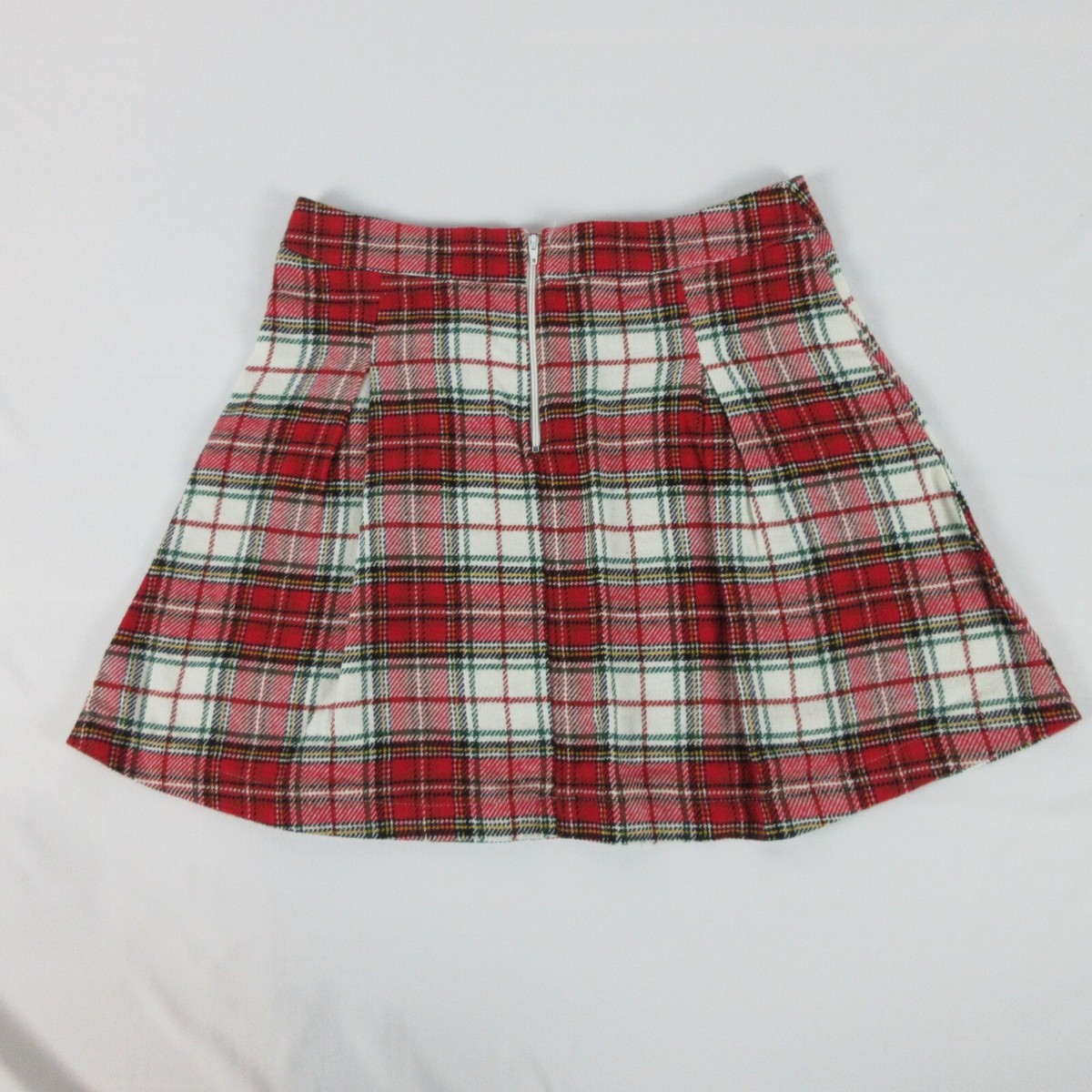 Copper Key Mini Skirt Junior Large Red Plaid School Girl Y2K