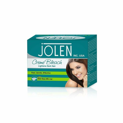 Best Herbal Jolen Creme Bleach Lightens Dark Facial Hair Cream 34 gm Free Ship - Picture 6 of 12