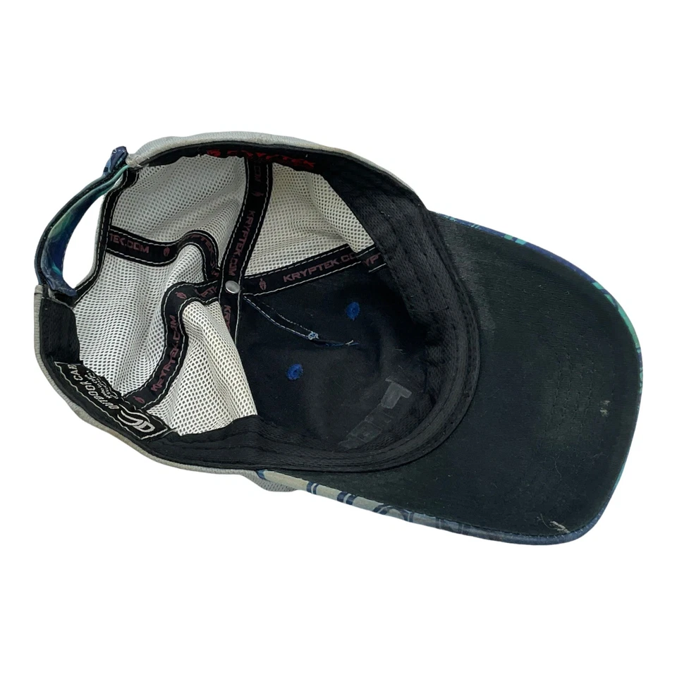 Kryptek Blue Camo MESH Gray Back Tactical Shooting Hunting Hat Cap Strapback - Image 3 of 4