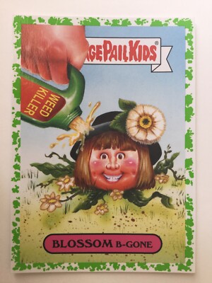 Garbage Pail Kids Topps 2019 We Hate The '90's Green 9a Blossom B- Gone
